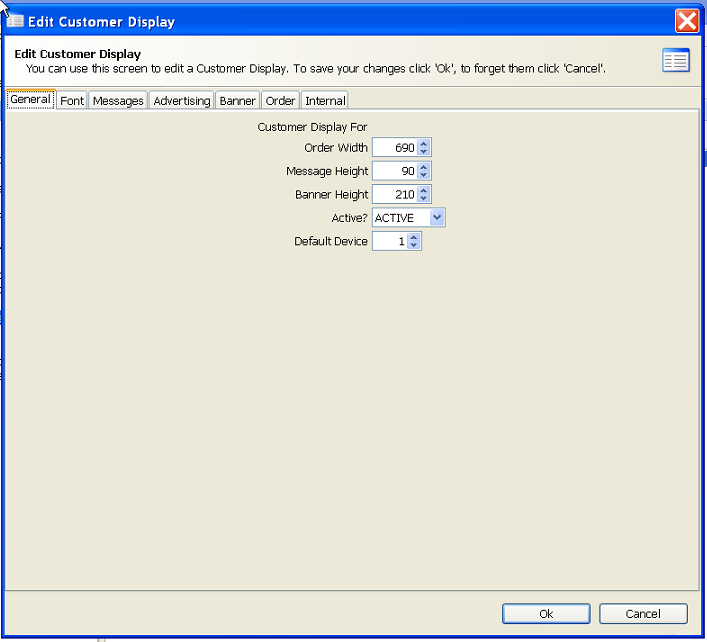 Customer Facing Display Setup
